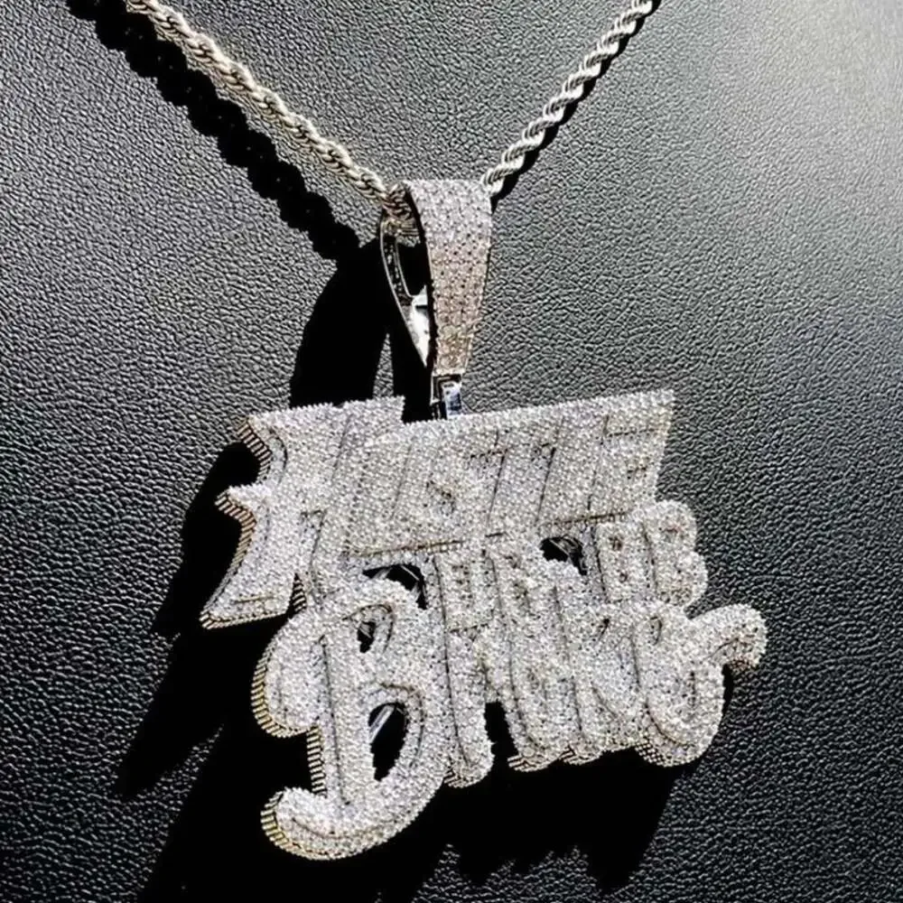 Hustle Hard Pendant & Rope Chain – Choose 18”, 20” or 24”
